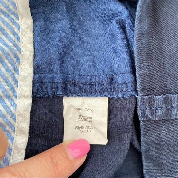 J. Crew chinos navy  shorts in 💯 cotton - Picture 7 of 8